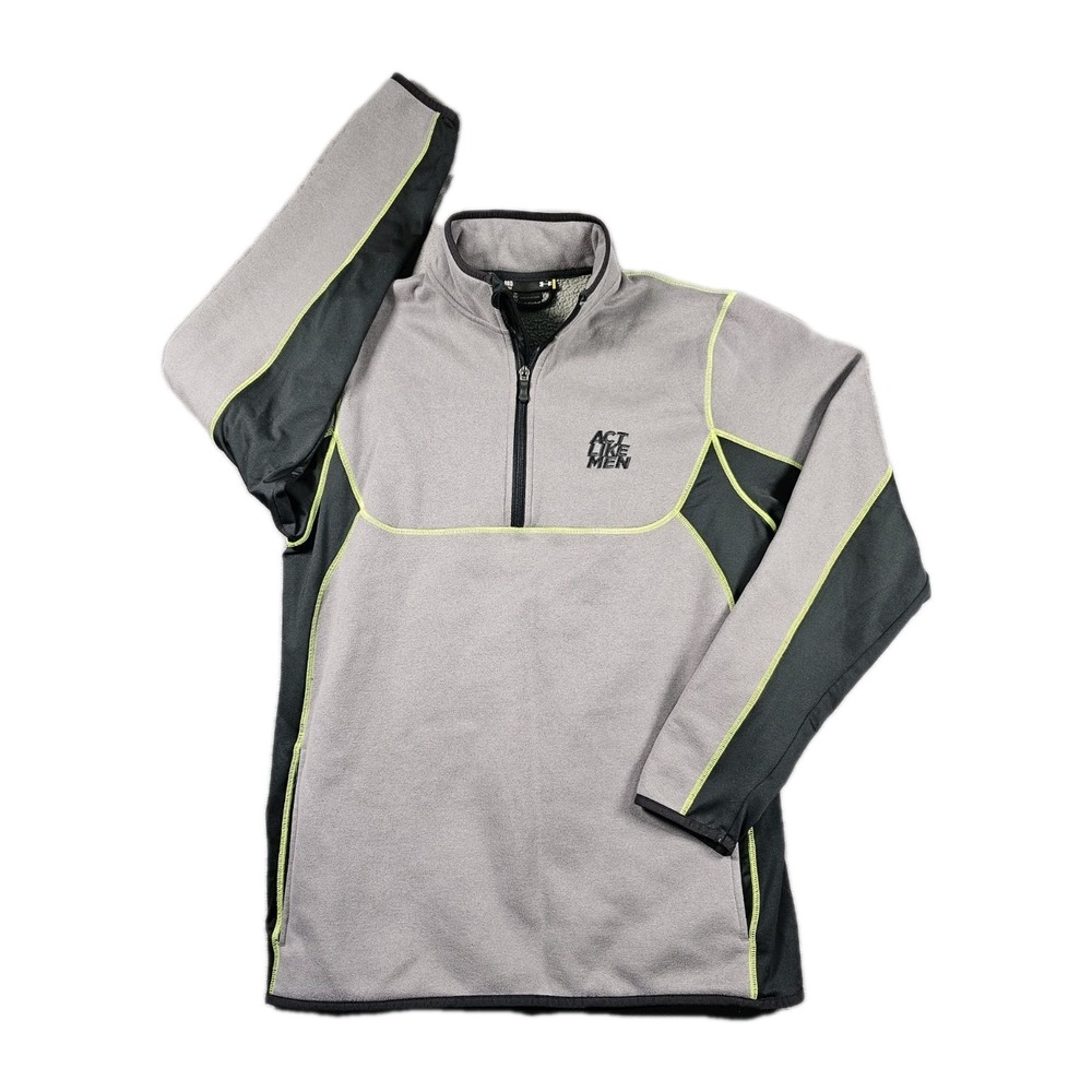 Under‎ Armour Act Like Men Sherpa Lined 1/4 Zip Fleece Pullover Mens Medium